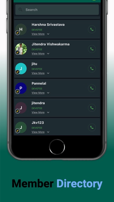VAAP Temple App Screenshot