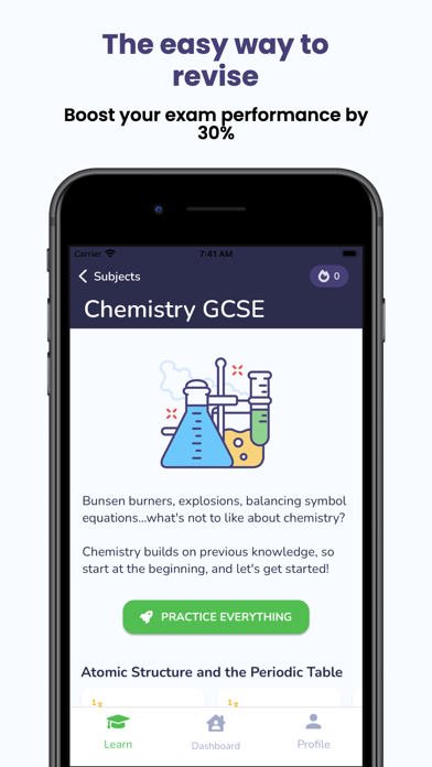 Wisey - Revise GCSE Chemistry Screenshot