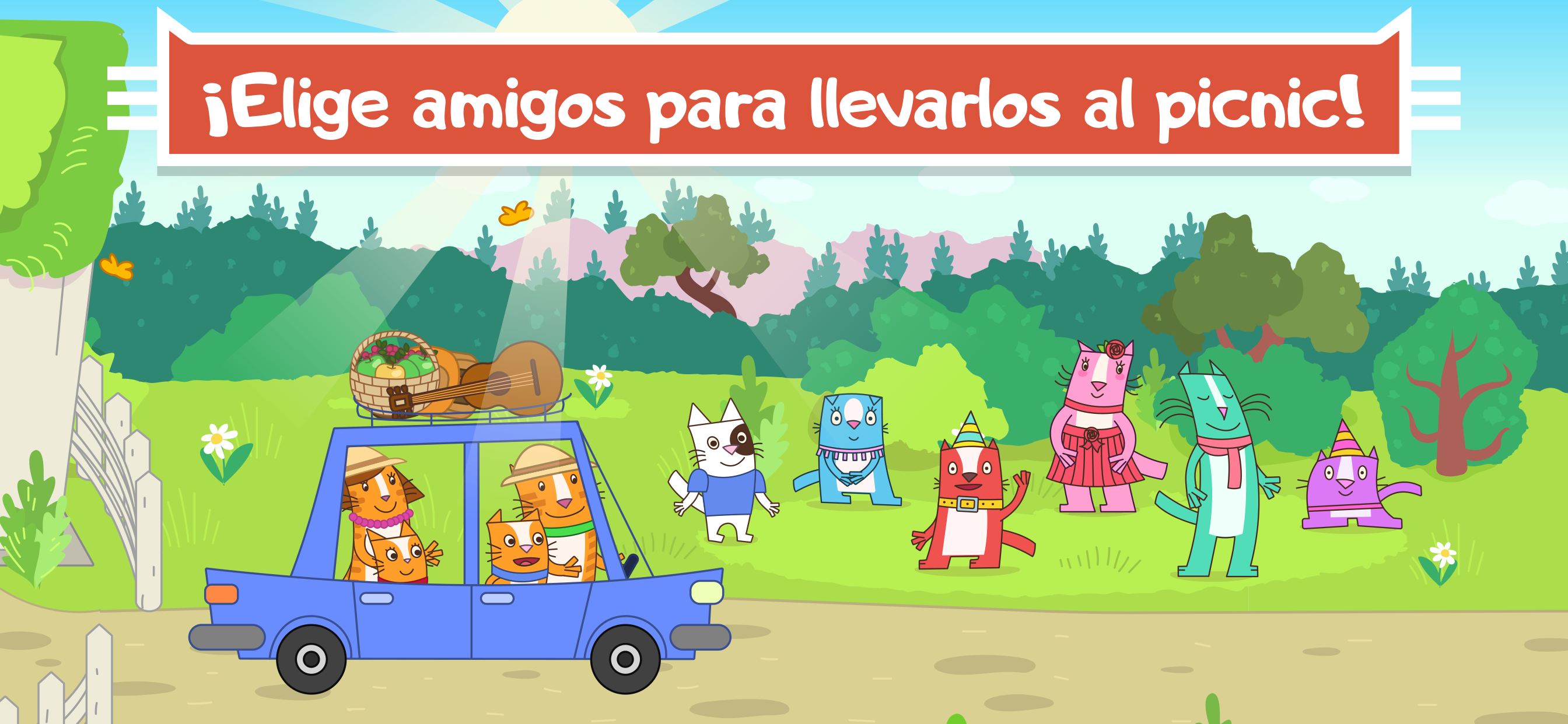 Cats Pets: Aprendizaje Picnic
