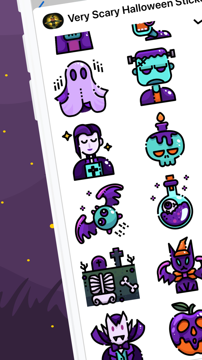 Very Scary Halloween Stickers