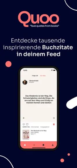 Game screenshot Quoo: Entdecke Buchzitate mod apk