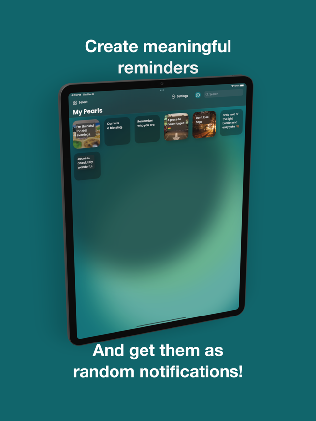 ‎Pearl: Meaningful Reminders Screenshot