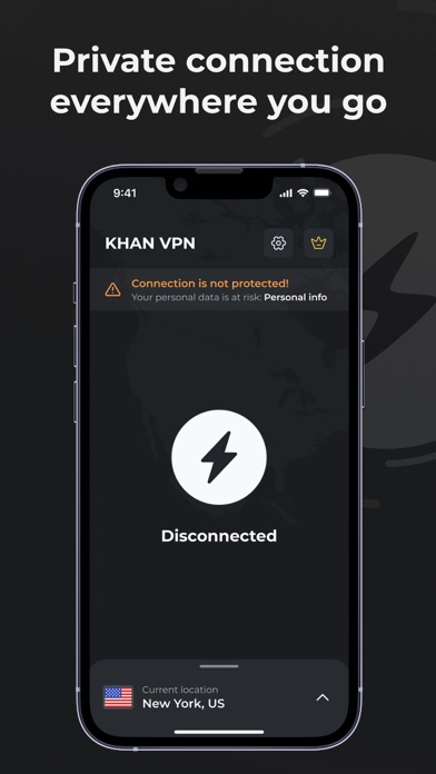 KhanVPN - VPN Location Changer Screenshot