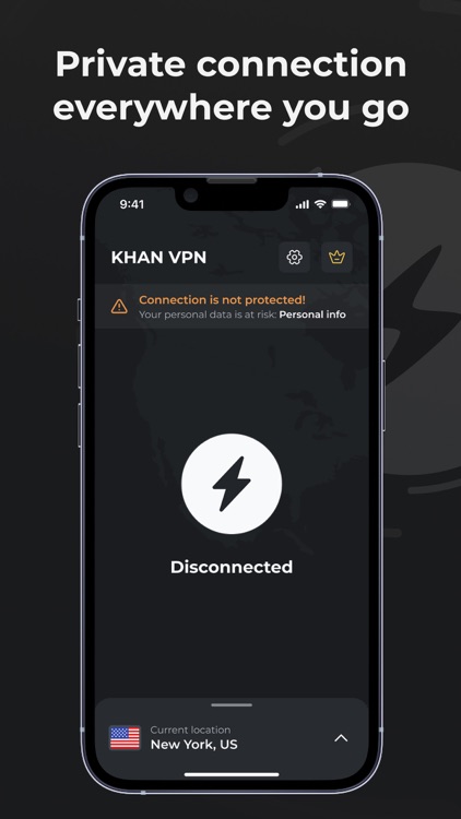 KhanVPN - VPN Location Changer