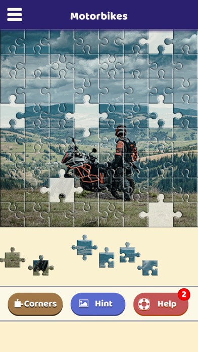 Motorbike Lovers Puzzle Screenshot