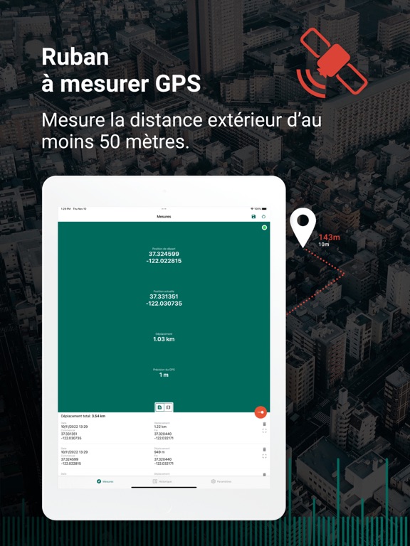 Screenshot #4 pour GPS ruban à mesurer