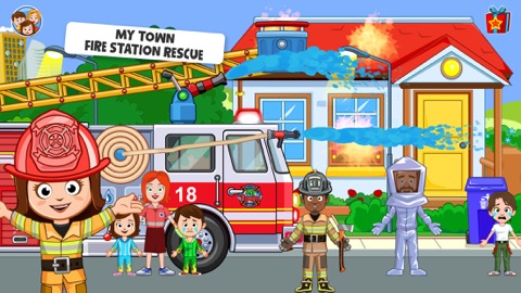 My Town - Emergency Hero bundle ( police officer, doctor, firefighter, vet )のおすすめ画像7