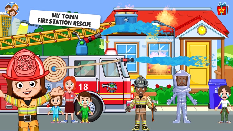 My Town : Fire station Rescue screenshot-0