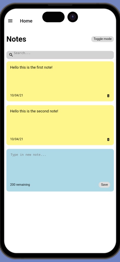 Notepad: Quick note