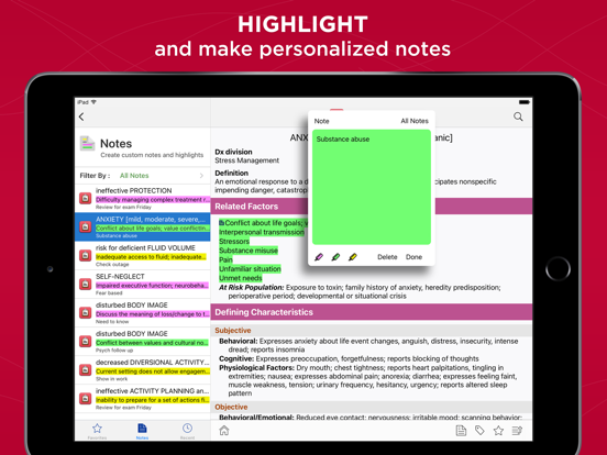 Nurse's Pocket Guide-Diagnosis iPad app afbeelding 3
