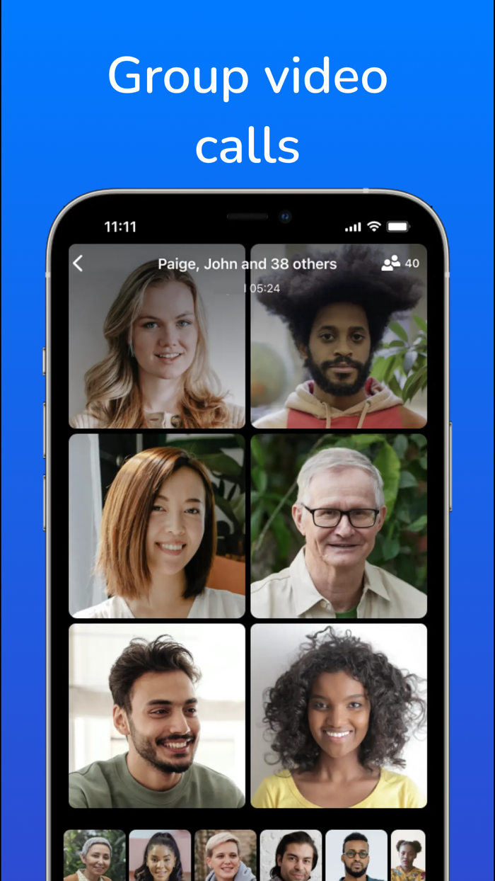 Link Messenger stories calls