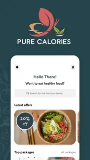 pure calories iphone screenshot 1