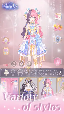 Game screenshot Anime Princess 2：Dress Up Game apk