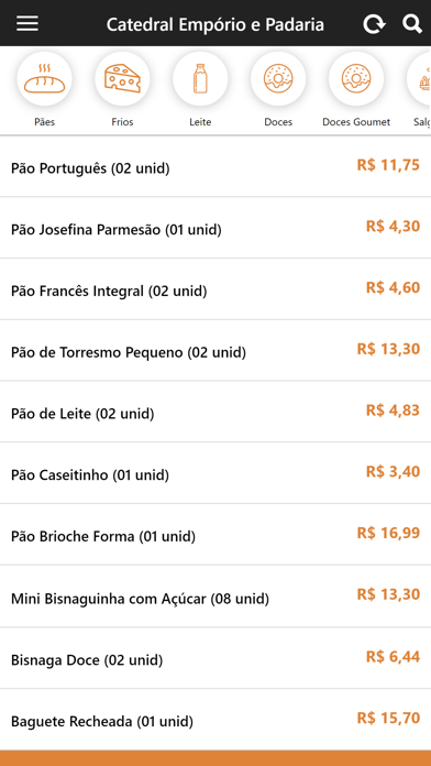 Catedral Empório e Padaria Screenshot