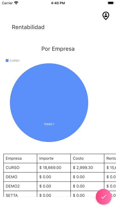 Reportes Móvil Screenshot
