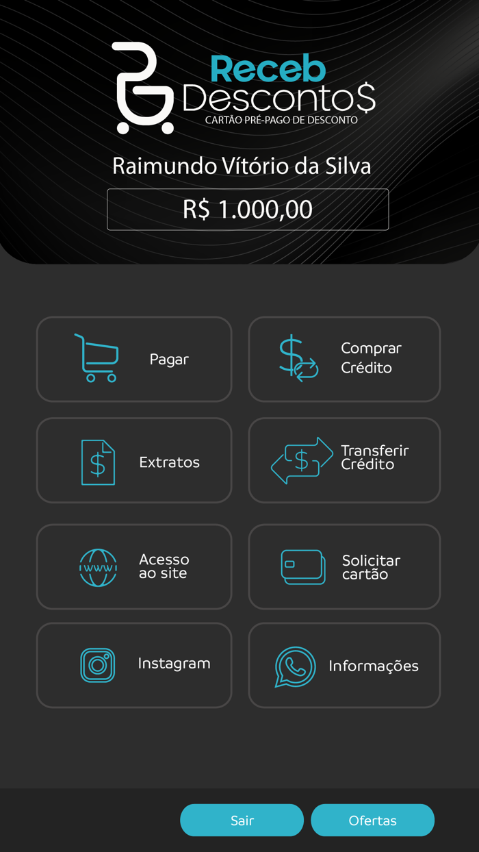 Receb Desconto Usuário