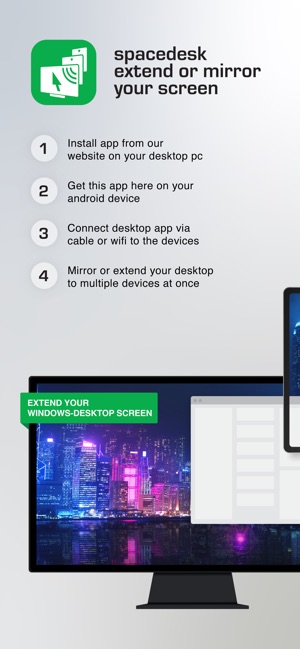 spacedesk (multi monitor app) en App Store
