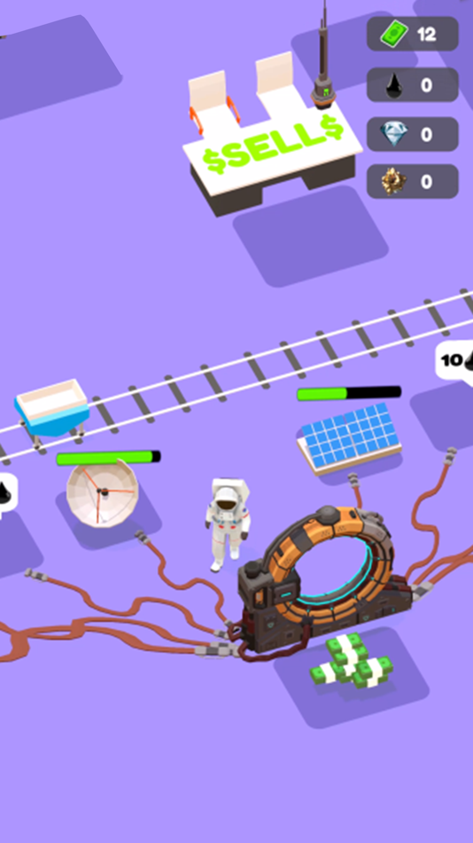 #4. 3D Planet Miner (iOS) 由: Guray Tastan