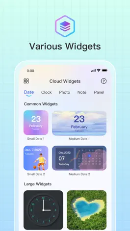 Game screenshot Cloud Widgets Wallpapers Shop mod apk