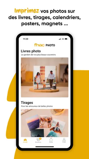 Capture d'écran de Fnac Photo sur iPhone 2