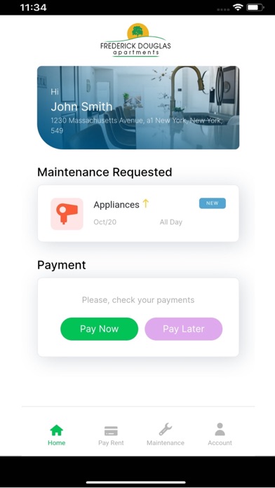 Frederick Douglas Apartments Screenshot