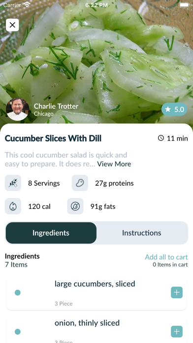 Cooking Find Recipes Screenshot