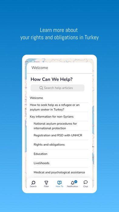 UNHCR Turkey Screenshot