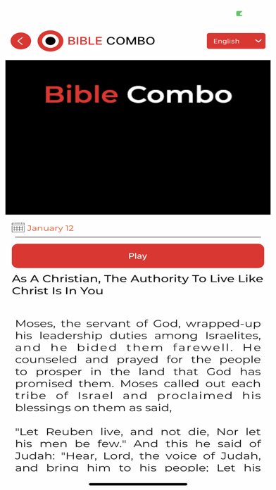 Bible Combo Devotion Screenshot