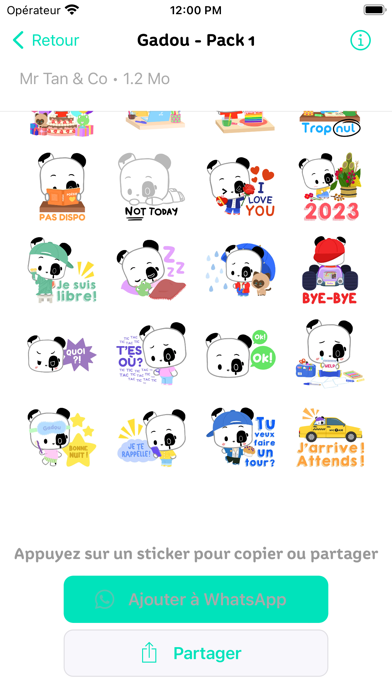 Les Stickers de Gadou Screenshot