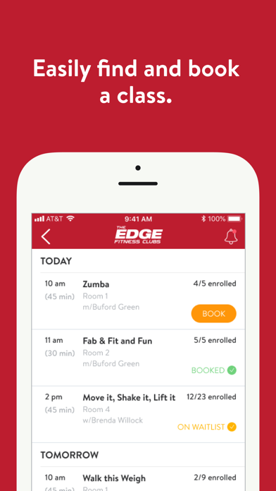 The Edge Fitness Screenshot