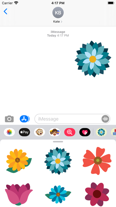 フラワーズ-iMessageと用ステッカー作成ツールのおすすめ画像4