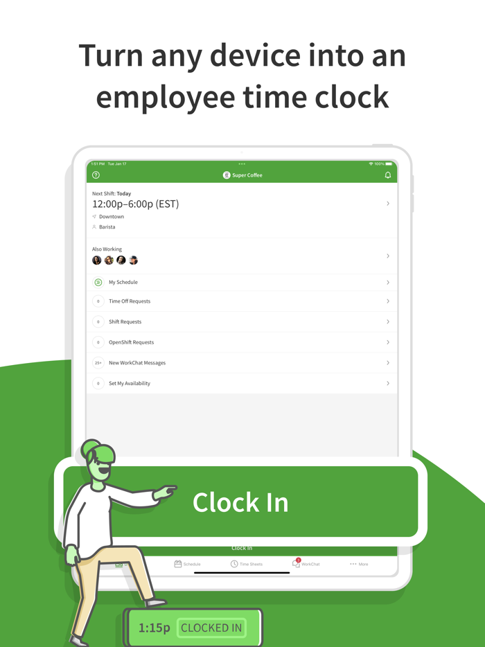 When I Work Staff Scheduling