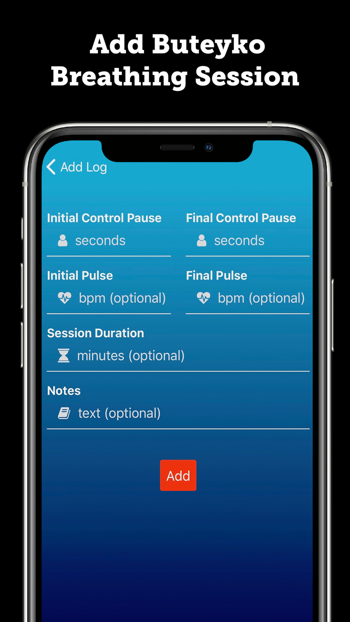 Buteyko Breathing Daily Log