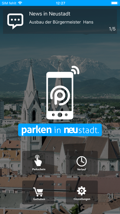 Parken Wiener Neustadt Screenshot