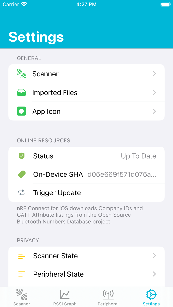 nRF Connect for Mobile
