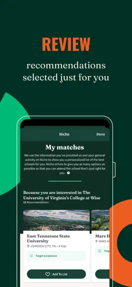 Game screenshot Niche: College Search hack