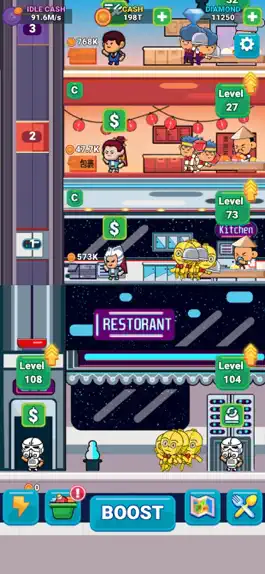 Game screenshot Idle Restaurant Food Manager apk