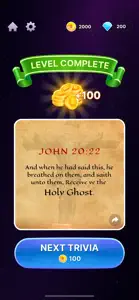 Bible Trivia Daily-Bible Quiz screenshot #3 for iPhone