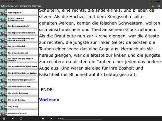 Screenshot #6 pour Märchen der  Brüder Grimm
