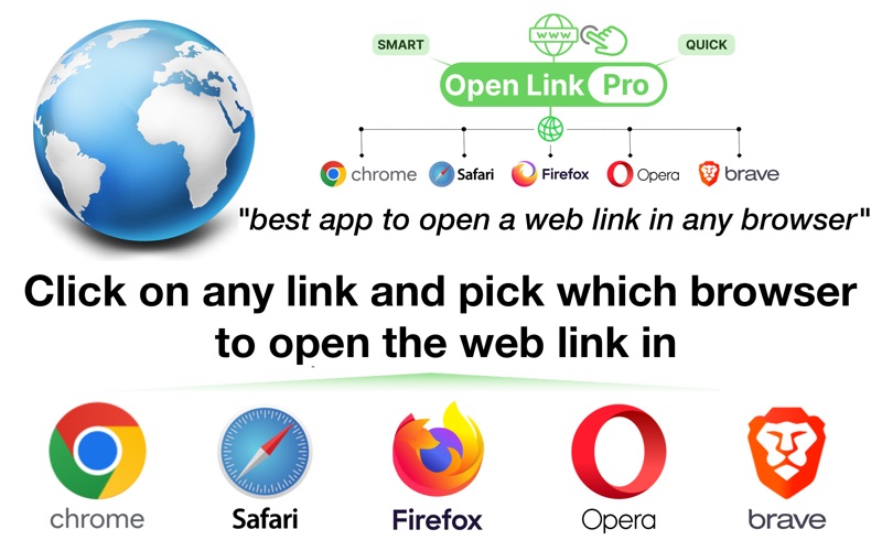 Screenshot #1 pour Open Link Pro - Browser Picker