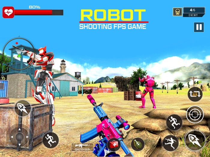 Robot Shooting FPS Game