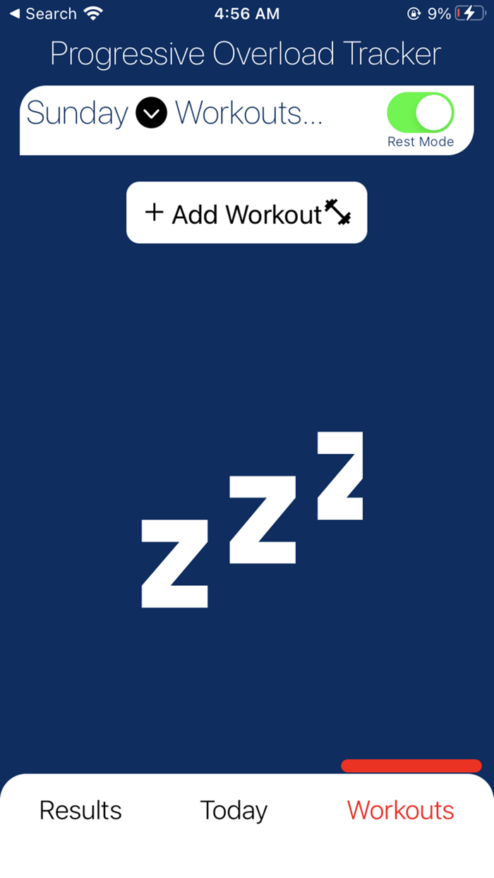 Progressive Overload Tracker