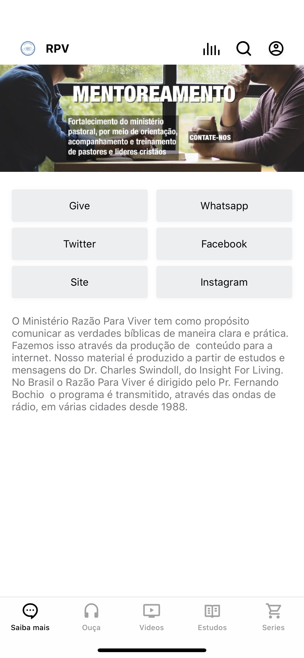 Ministério Razão Para Viver