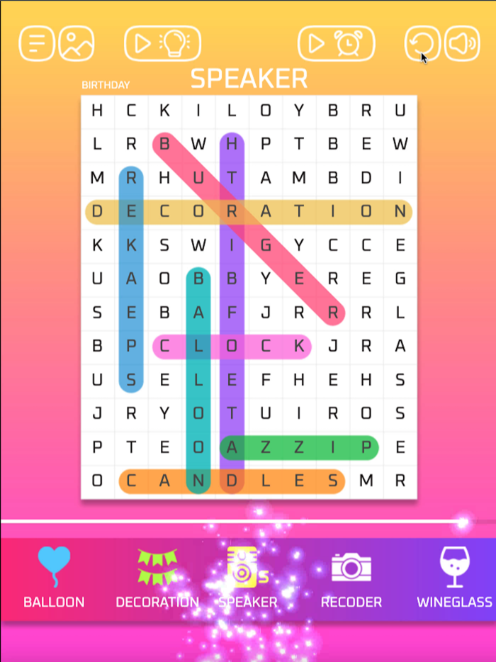 Word Search ≢ Crossword Game