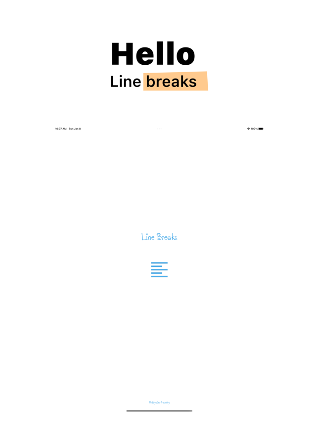 ‎Line Breaks for Social Posts Screenshot