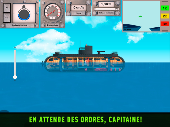 ‎Nuclear Submarine inc Arcade Capture d'écran