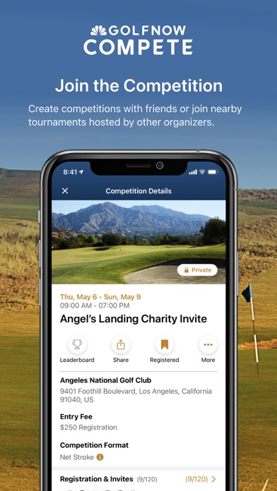 Screenshot #1 pour GolfNow Compete