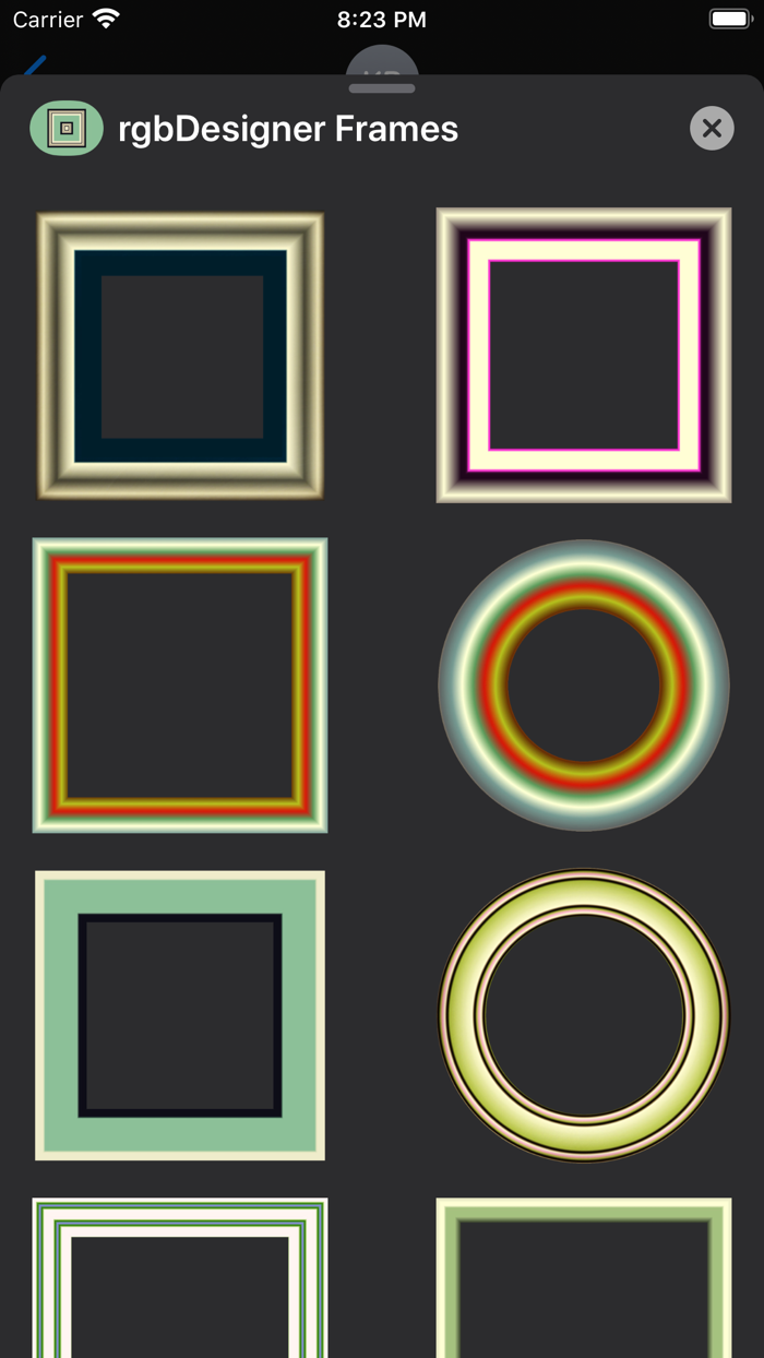 rgbDesigner Frames