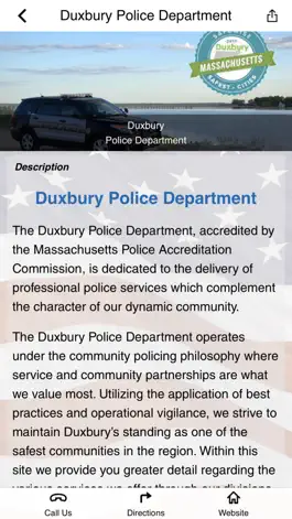 Game screenshot Duxbury Police Department apk