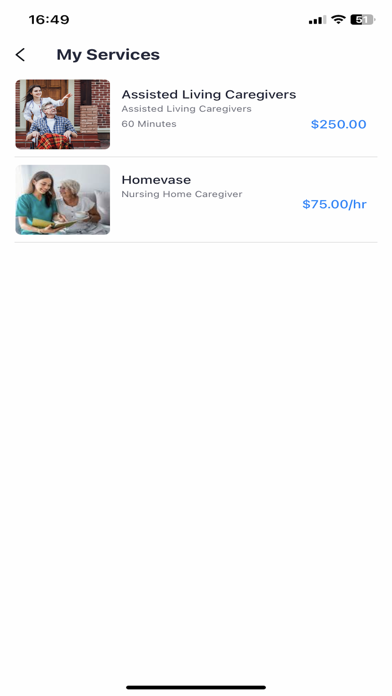 Homecare Provider Screenshot